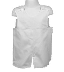 Boys White Linen Romper - The Kemble Shop