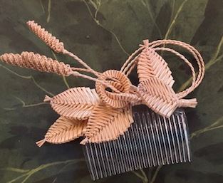 Handmade Wild Straw Flower Combs - The Kemble Shop