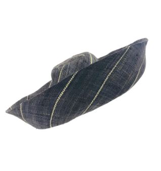 5" Black and White Pin Striped Palm Beach Classic - The Kemble Shop