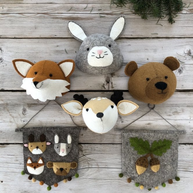 Baby Bear Cub Head Wall Decor - The Kemble Shop