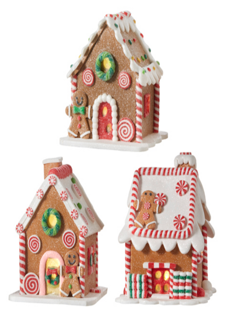 Lighted Ginger Bread House - 5.5" - The Kemble Shop