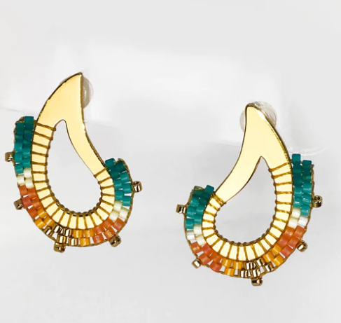 SUMMER DROPS EARRINGS - 18 Kt. Gold-Plated - Martha Duran - The Kemble Shop
