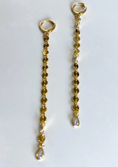 Halo Drop Earrings - Idalia - The Kemble Shop