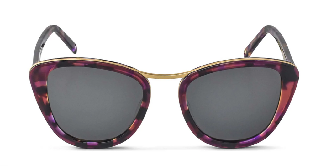 Bisous Pink Leopard Hannah Sunglasses - The Kemble Shop