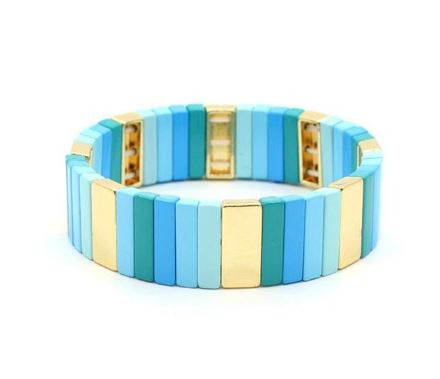 Thick Tile Enamel Bracelets - The Kemble Shop