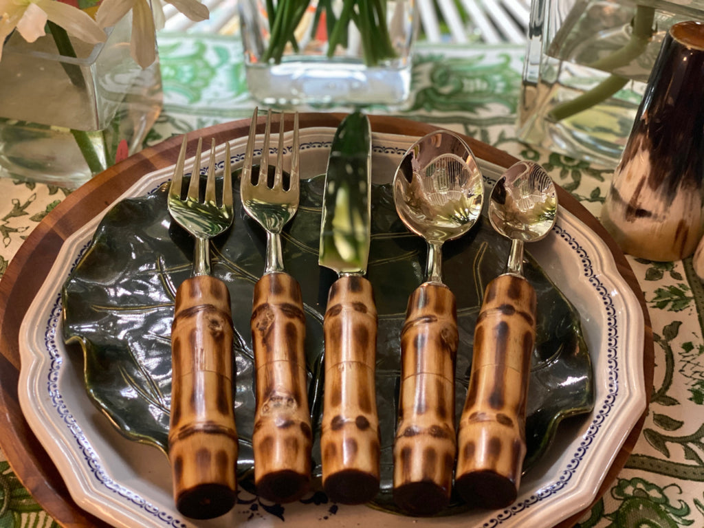 Custom Bamboo Silverware (set of 5) - The Kemble Shop