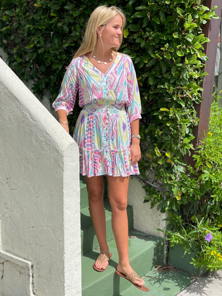 Sherbert Kelsey Dress Short - Walker & Wade - The Kemble Shop