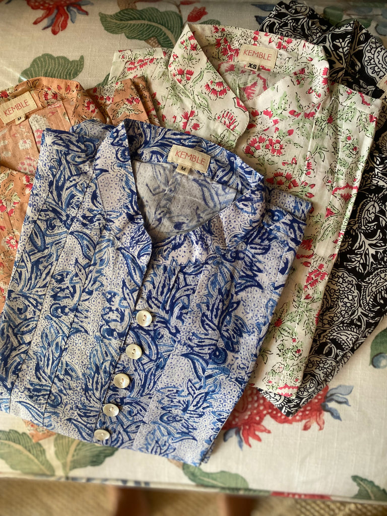 NEW Blue Current Palm Beach Tunic - The Kemble Shop