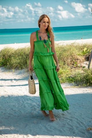 Green Matilda Dress - The Kemble Shop