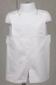 Boys White Linen Romper - The Kemble Shop