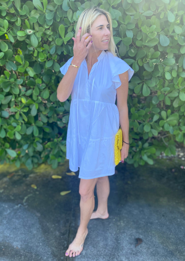 White Liza Dress Dress - The Kemble Shop
