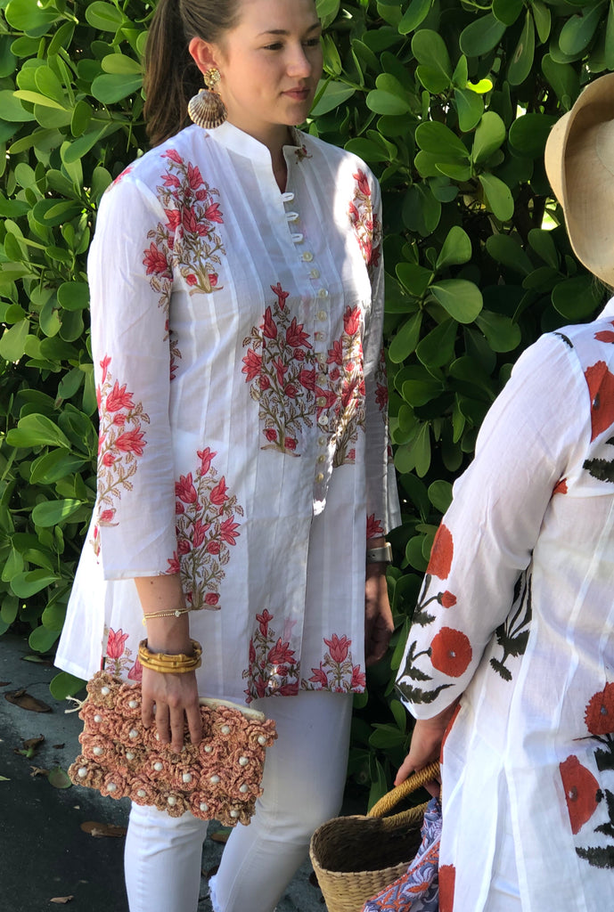Red Tulips Palm Beach Tunic - The Kemble Shop