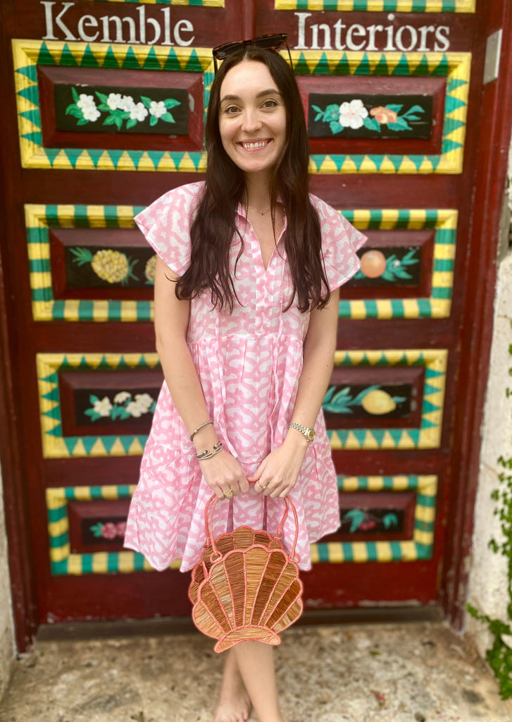 Light Pink Heart Liza Dress Dress - The Kemble Shop