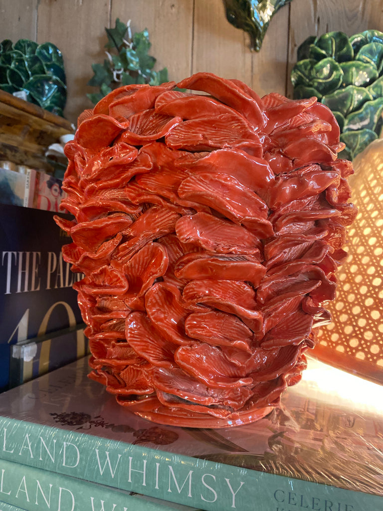 Pink Leaf Cachpot - The Kemble Shop