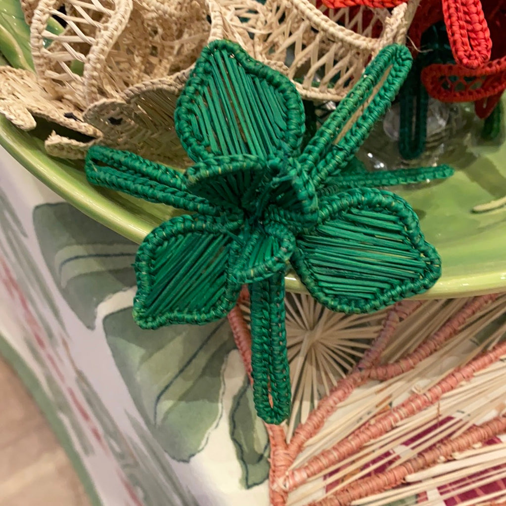 Red & Green Festive Napkin Holders (6) - The Kemble Shop