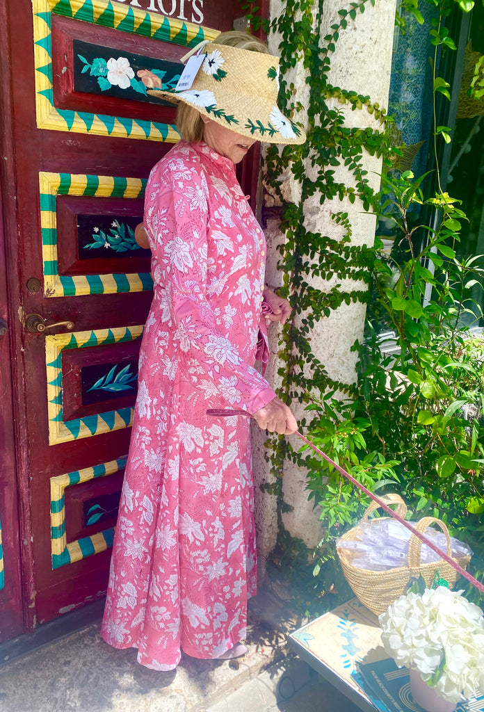 Deep Pink Palm Beach Tunic Dress - The Kemble Shop