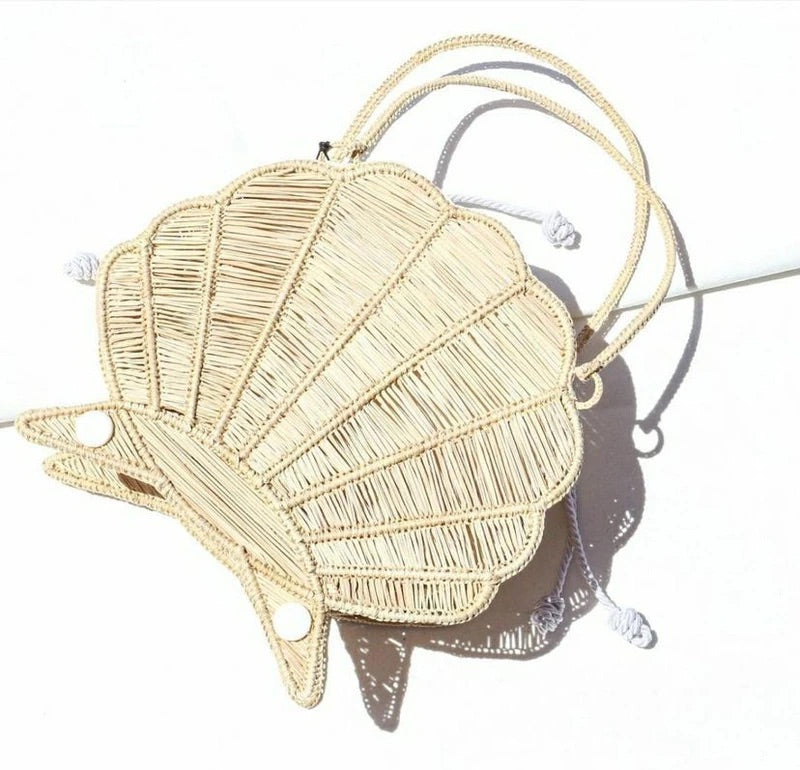 Natural Scalloped Tote - The Kemble Shop