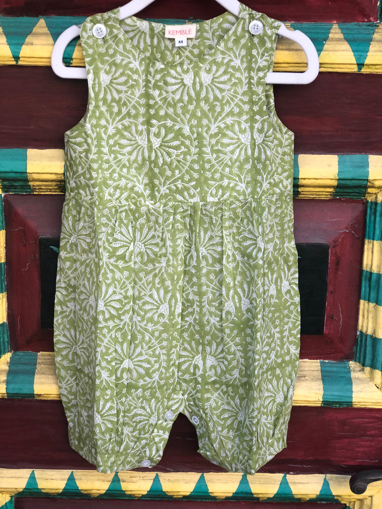 Green meadows Palm Beach Romper - The Kemble Shop