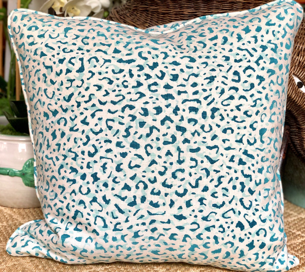 Peter Fasano Leopardo Outdoor Pillows- 23x23 - The Kemble Shop