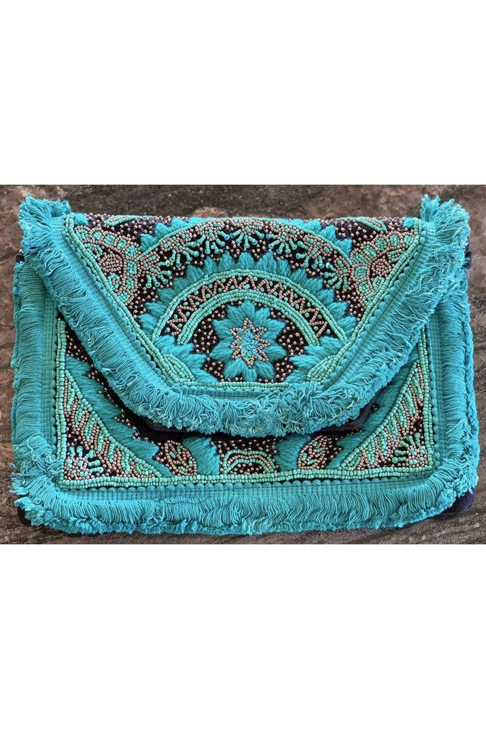 Teal Sea Handbag - Bitsy Stoneking Pop-up - The Kemble Shop
