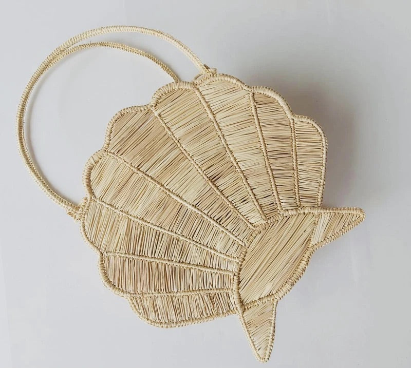Natural Scalloped Tote - The Kemble Shop