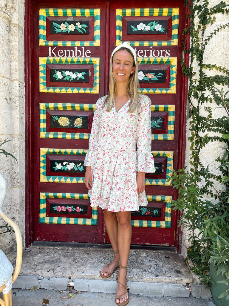 Peyton White Garden Dress - The Kemble Shop