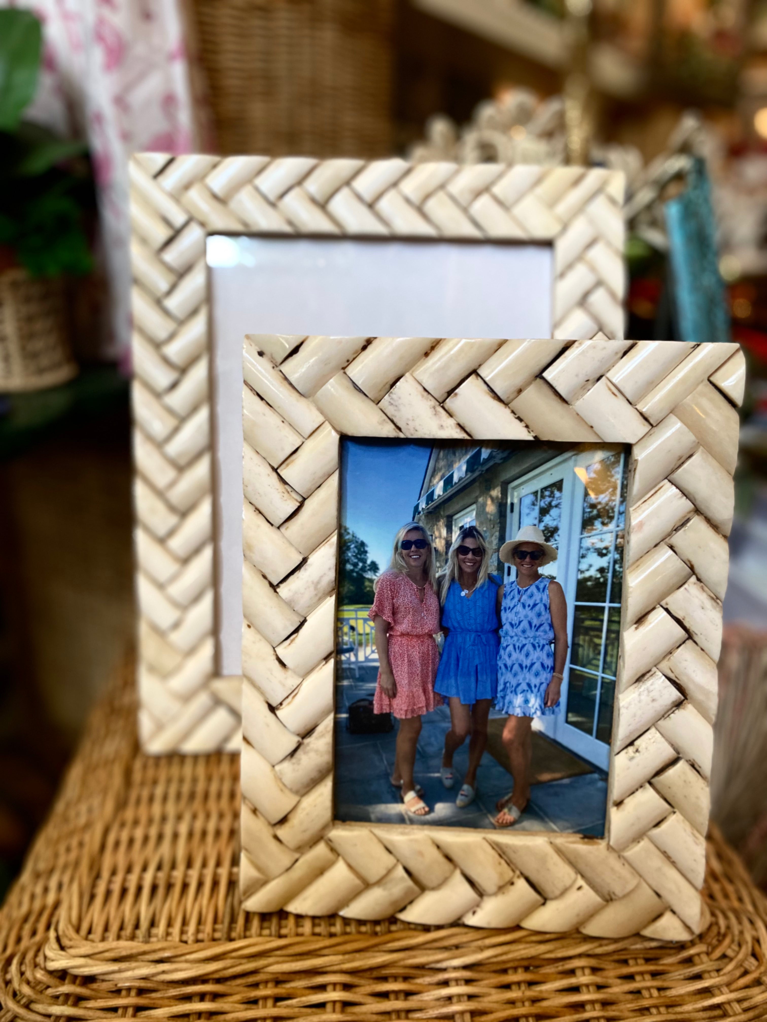 Two Toned Bone Inlay Frames - Rustic Ivory – The Kemble Shop