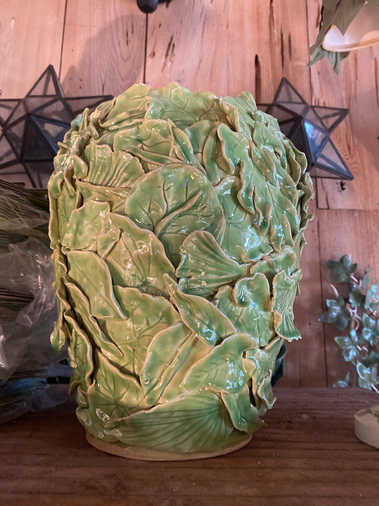 Green Leaf Cachpot - The Kemble Shop