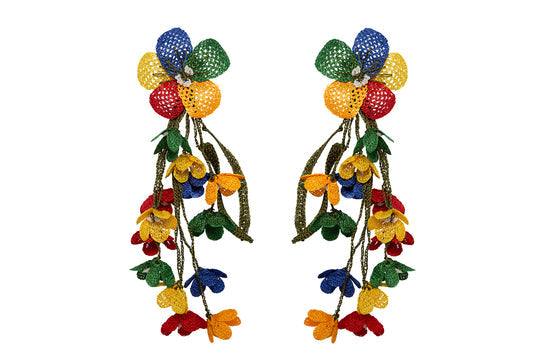 Multi Poppy Earrings - The Kemble Shop