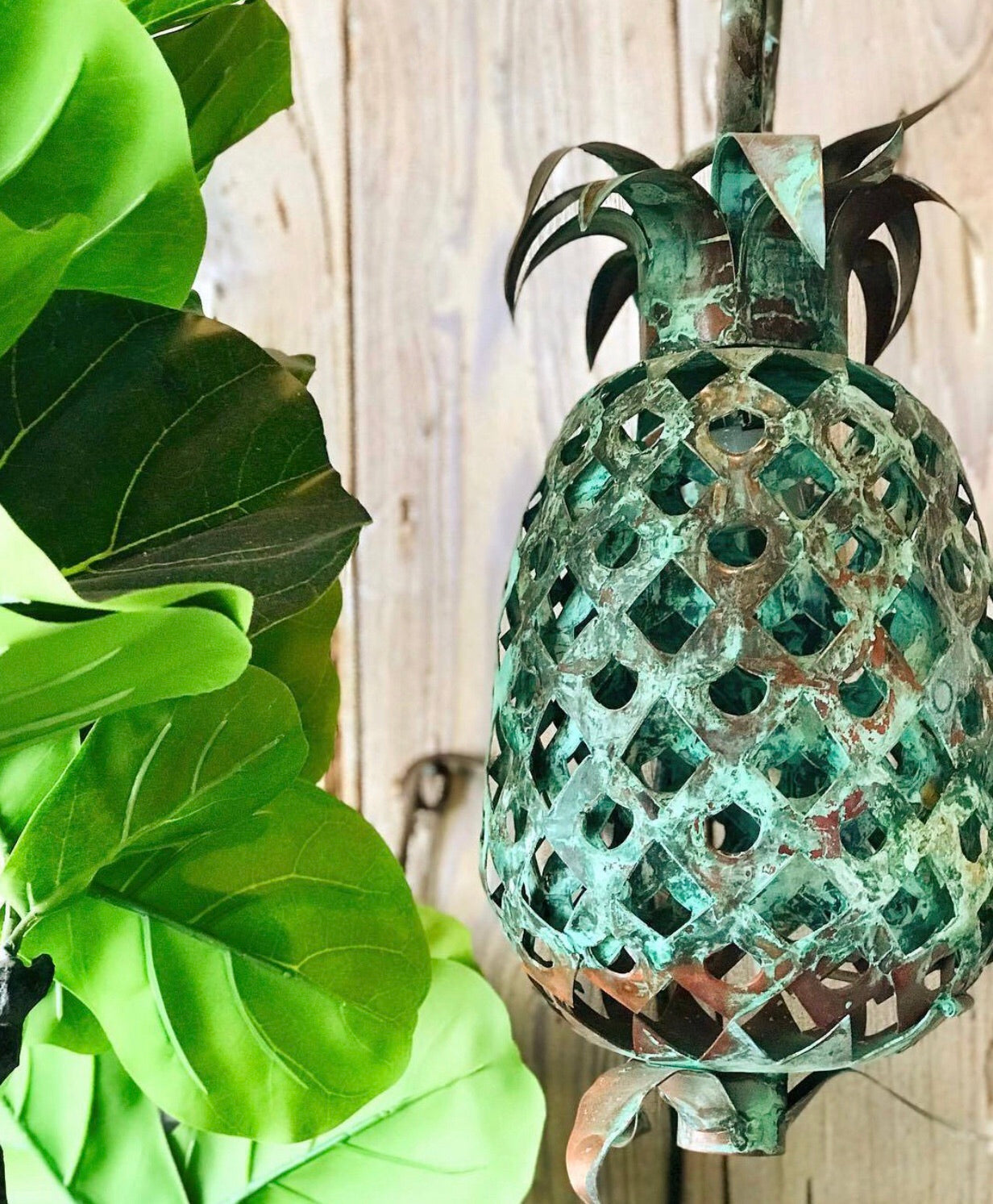 Copper Pineapple Wall Sconce - The Kemble Shop