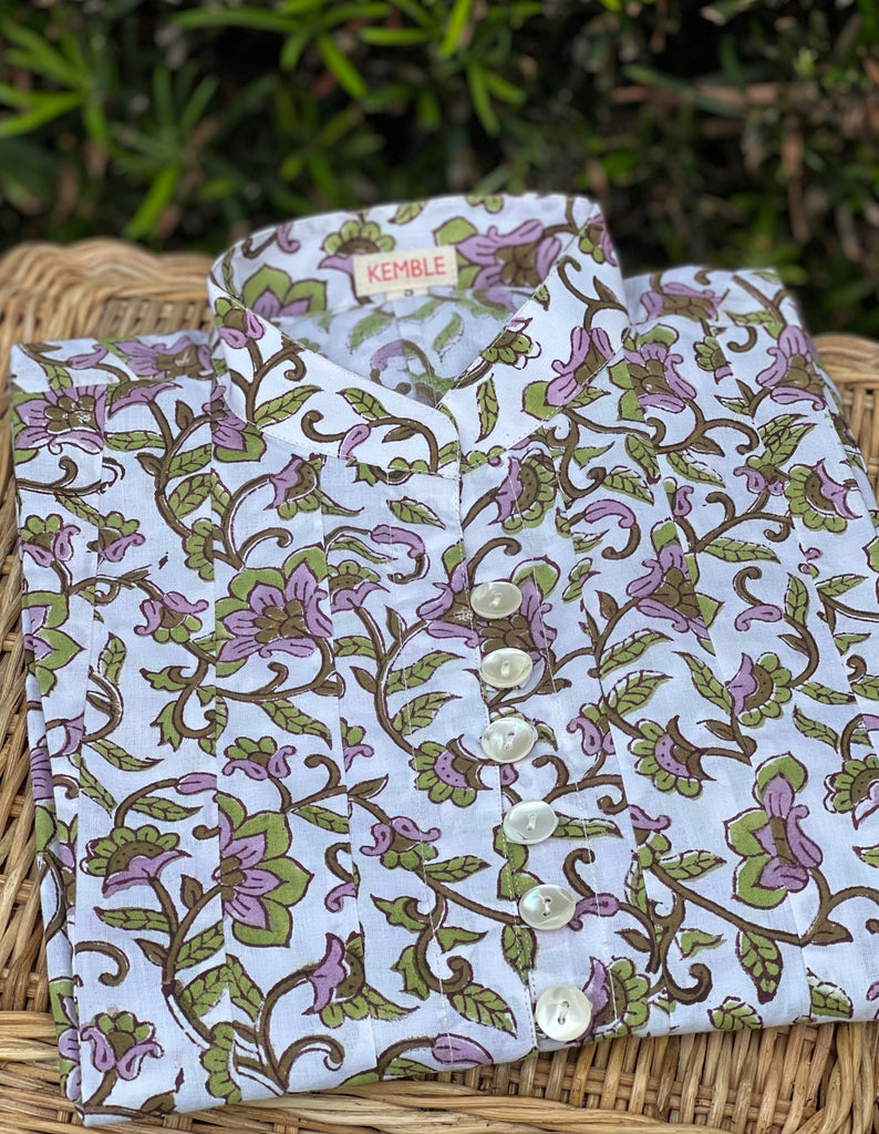 Lavender Garden Palm Beach Tunic - The Kemble Shop