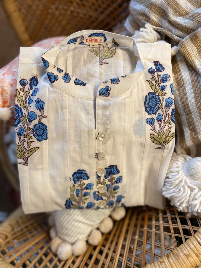 Royal Bouquet Palm Beach Tunic - The Kemble Shop