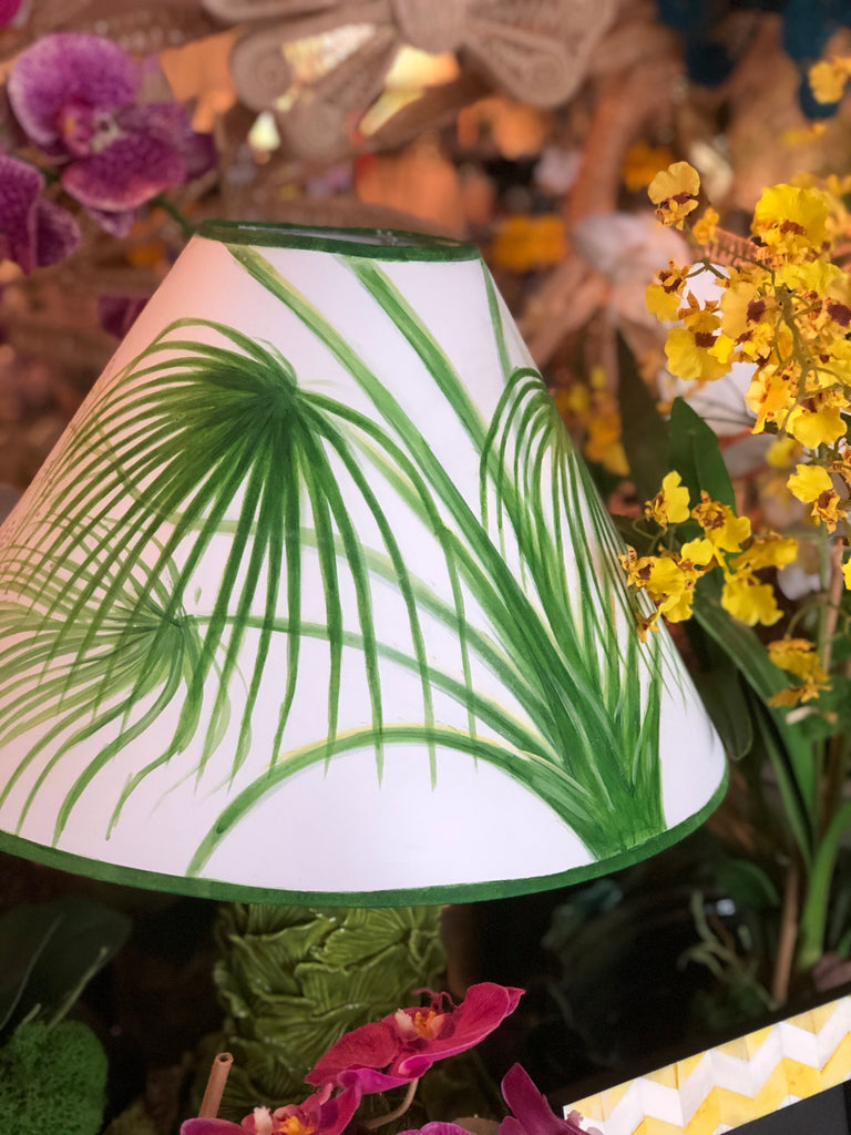 Custom Areca Palm Lampshades - The Kemble Shop