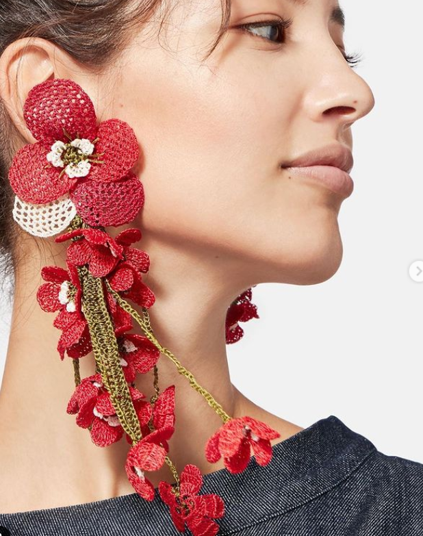 Red Poppy Earrings - The Kemble Shop