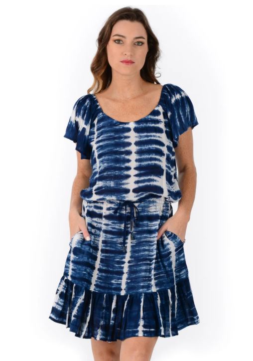 Tie Dye Kat Dress - Walker & Wade - The Kemble Shop