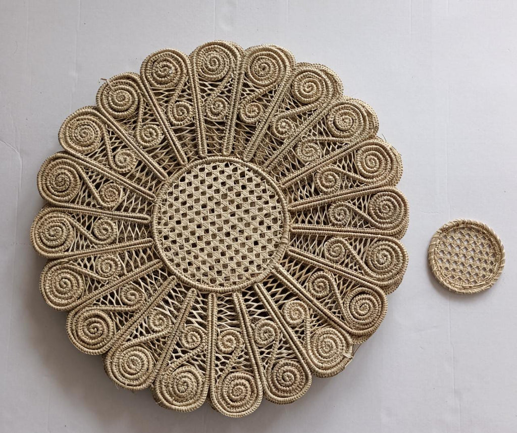 Rattan  Coasters - The Kemble Shop