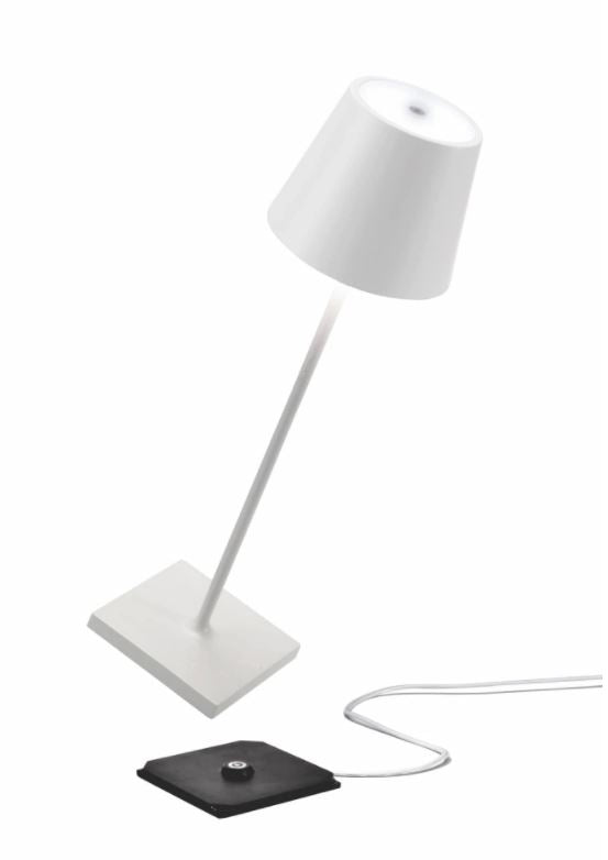 LED Rechargeable Indoor/Outdoor Cordless Table Lamp - White - The Kemble Shop