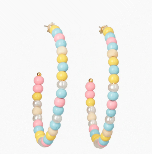 More Than a Feeling Hoops - Mercedes Salazar - The Kemble Shop