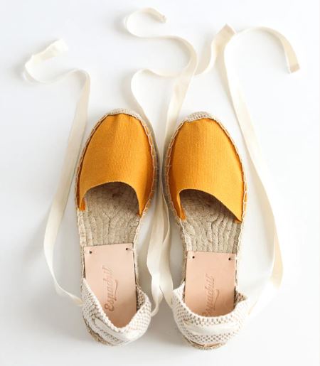 Mustard Valenciana Espadrille - The Kemble Shop