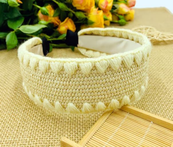Natural Macrame Headband - The Kemble Shop
