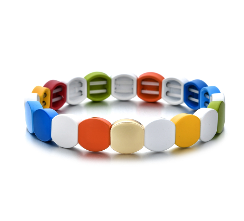 Stackable Enamel Tile Bracelets - The Kemble Shop