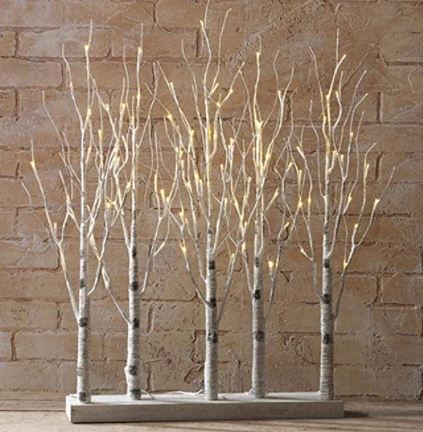 Lighted Birch Grove - 30" - The Kemble Shop