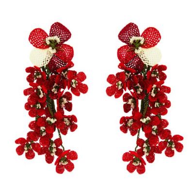 Red Poppy Earrings - The Kemble Shop
