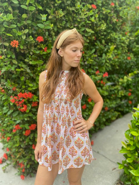 Patterned Floral Phoebe Dress - The Kemble Shop