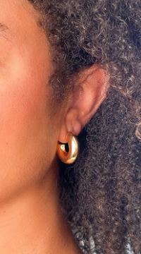 Stardust Gia Chunky Hoops - Idalia - The Kemble Shop