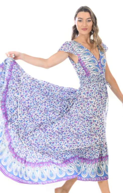 Lavender Valentina Dress - Walker & Wade - The Kemble Shop