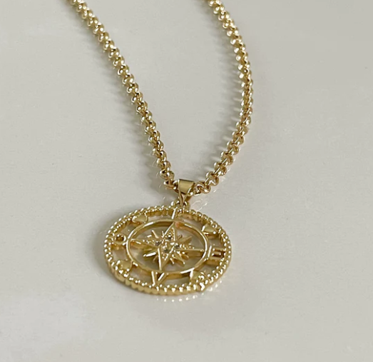 Compass Locket Pendant Necklace – Patricia Nash