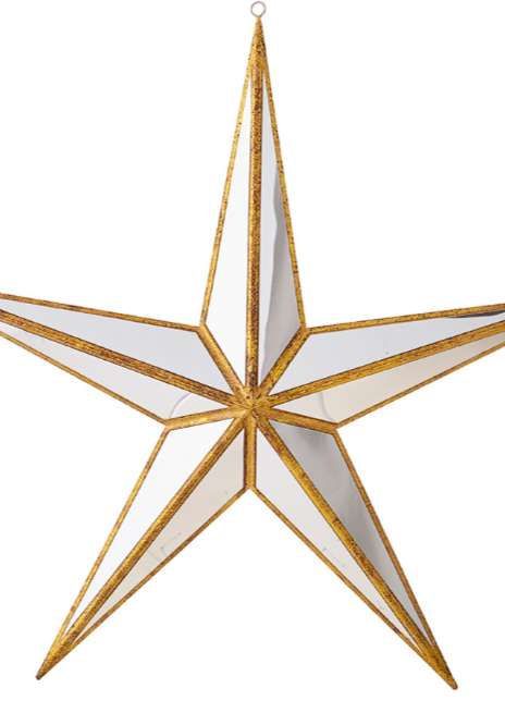 Mirrored Star Ornament - 15" - The Kemble Shop