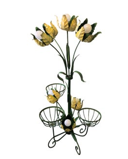 Italian Tole Tulip Floor Lamp - The Kemble Shop