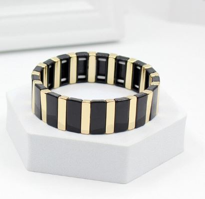 Thick Tile Enamel Bracelets - The Kemble Shop